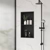 Qeke Stainless Steel Shower Niche 24" X 12", No Tile
