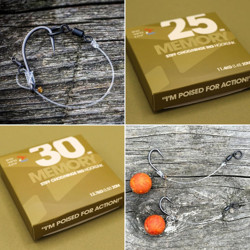 OMC Memory Stiff Chod & Hinge Rig Hooklink 20m -