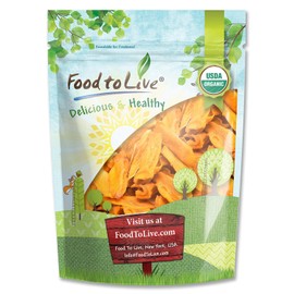 Organic Mango Cheeks by Food To Live (Dried, Non-GMO, Kosher, Unsulphured, Unsweetened, Bulk) — 12 Ounces