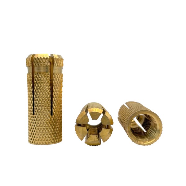 Pack of 15 Brass Impact Dowels M12 x 38 mm,