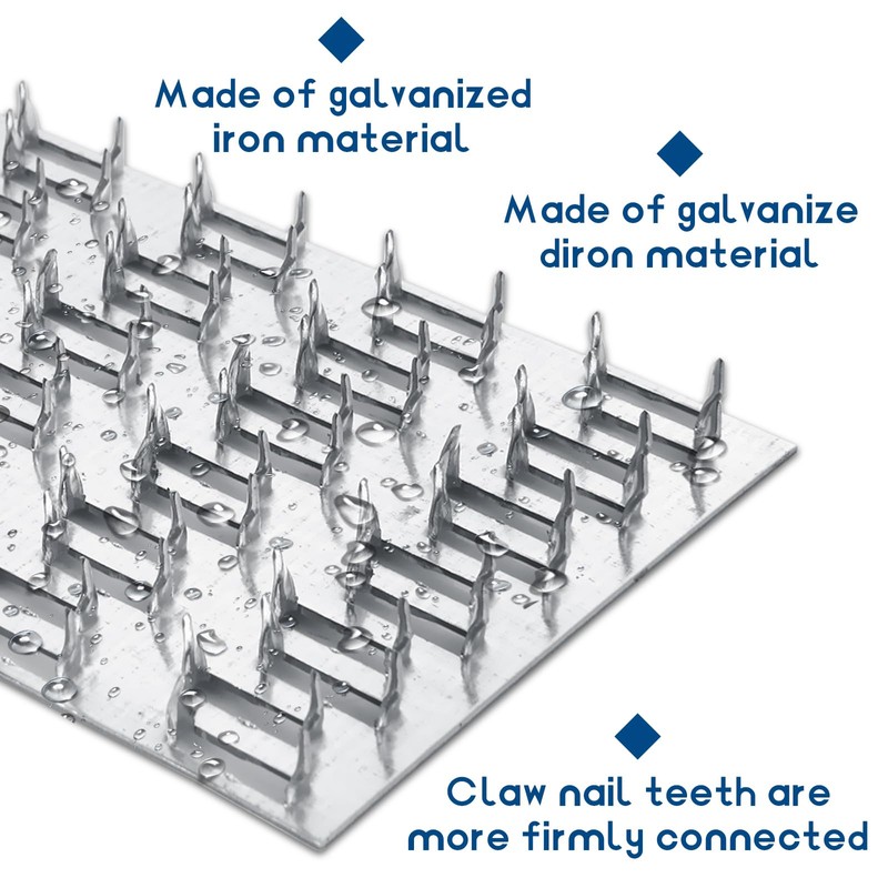 LOYORTY 20PCS Truss Plates, 3x6 Inch Pronged Truss Mending Plates,