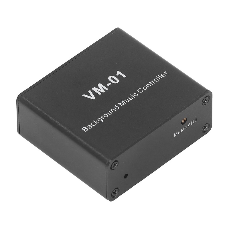 Background Music Controller Black Excellent Compatibility Miniature Size Music Switcher