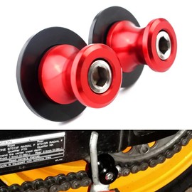 6MM M6 *1.5 Aluminum Bobbin Rear Stand Hook Swing Arm For Yamaha YZF R1 R3 R6s R6 R7 YZF1000 R125 R25 600r MT01 MT03 MT125 MT09 MT10 FZ09 FZ10 F10 F10 F10 FF z-1 (fz) s10V) FZ6 FZ8 FZS1000 FZ1 FZS600