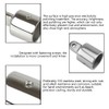SEIWEI 1PCS 316 Stainless Steel Pipe Eye End Cap Bimini