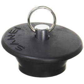 SANEI H27F-43 W-Type Rubber Stopper for Baths, Drain Diameter: 1.6–1.7 inches (40–43 mm), Dual-Layer Water Stopper, No Chain, Replacement