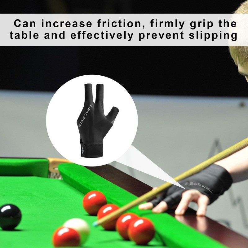 AONAYO Single Pack Billiard Gloves, Billiard Glove Left, Snooker Gloves,