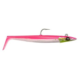 Savage Gear Sandeel V2 2+1 Sinking Lures - 15.5cm | 46g | Pink Pearl Silver | #5/0