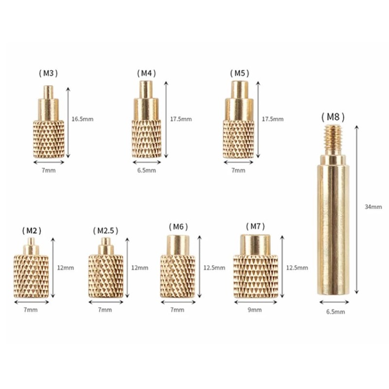 8pcs Heat Insert Tips Set for 900M T18 ST Soldering