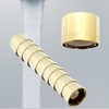 Small Polished Brass Faucet Aerator 10 Pack 2.2 Gpm Junior