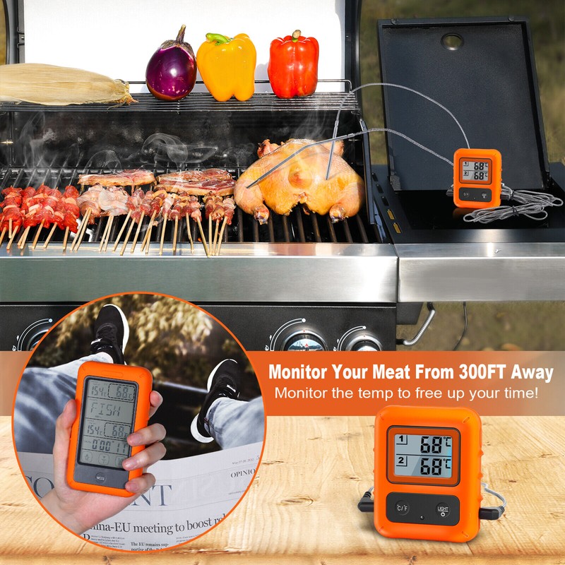 UTEN Digital Electronic Food Meat Thermometer Kitchen Cooking BBQ Grill