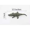 K&M Alligator, Gator, Reptile, Realistic Soft Rubber Model, Toy, Figure