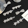 Hairpin Making Supplies / Hair Accessory Materials cd26 Five-Star Imitation Diamond Edge Clip [Single] 200ea