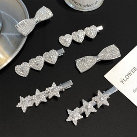 Hairpin Making Supplies / Hair Accessory Materials cd26 Five-Star Imitation Diamond Edge Clip [Single] 200ea
