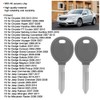 2Pcs Transponder Ignition Car Key with 46 Ceramic Chip Fit