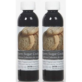 Hosley Warm Sugar Cookies Fragrance Warming Oils, Set of 2, 5oz Each. Ideal Gift for Weddings, spa, Reiki, Meditation, Bathroom Settings.P1
