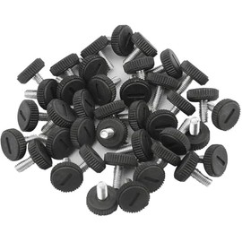 TOVOT Pack of 32 M6 Adjustable Furniture Feet, Adjustable Feet, Height-Adjustable Feet, Levelling Feet, Black for Furniture (20 mm)