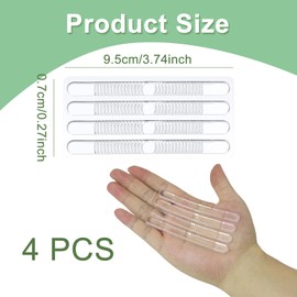 iwiio Heel Grips for Ladies Shoes - 16Pcs Gel Heel Grips, Invisible Slingback Heel Grips, Women Strap Cushion Insert Heel Grips, High Heels Gel Shoe Sticker for Women & Men