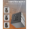 ROYEUEU Battery for Stealth Cam Revolver 360: 2-Pack Cartridge Rechargeable