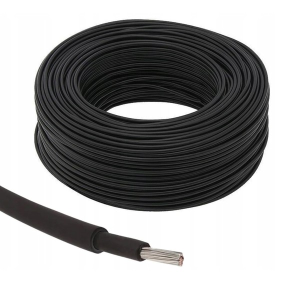 Solar Panel PV Cable DC Rated Black & Red 4mm²