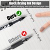 Rollerball Pens Black Ink, 16 Pack 0.5mm Black Gel Pens,