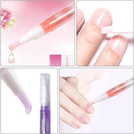 Aceite revitalizante de cutículas y bolígrafos nutritivos 6 unidades con extracto natural para cuidado hidratante y reparación en arte de uñas y salón de manicura Varios estilos