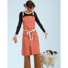 Caldo Split Leg Apron (Terracotta)