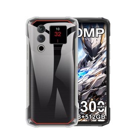 LYZXMY Hülle für DOOGEE Blade 20 Ultra(6.6") Transparent Handyhülle + 2 Stück Gehärtetes Glas Schutzfolie, Case Weich Silikon TPU Schutzhülle Cover