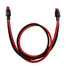 daier 2.3FT Extension Cable for Anderson Adaptor Wire Connector 10AWG Solar Extension Cable Anderson Connector for Portable Power Station Solar Generator Solar Panel