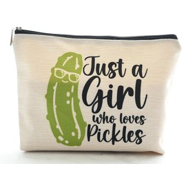JOY UINAN Pickle Stuff for Teen Girls Teen Girl Gifts Trendy Stuff Pickle Gifts for Teen Girls Pickle Makeup Bags Teen Girl Gifts Cute Stuff for Teen Girls, green