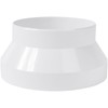 Vent Systems 4" to 5" White Duct Connector Fitting –