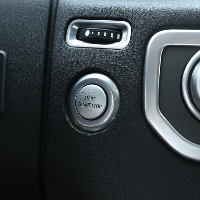 klend-cartrim Engine Start Stop Push Button Switch Sticker Fit LR4