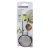 Fackelmann Tea Strainer with Handle, Stainless Steel, Silver/Green