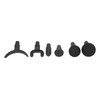 6pcs Deep Tissue Massager Head Set EVA Replaceable Head Attachment