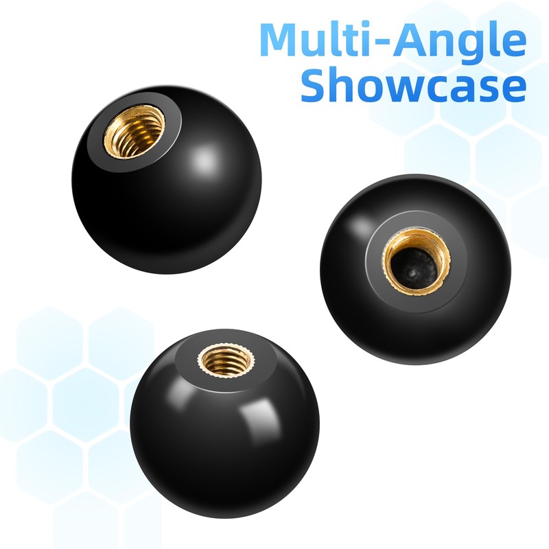 ITSOGOO Pack of 10 M8 x 32 mm Ball Knobs,