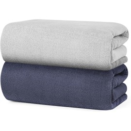 URAQT Toallas Baño, 4pcs Toalla Microfibra Gimnasio Extra Suaves y Ultra Absorbentes, Toalla Gym Secado Rápido, Toallas Ducha Multipropósito para