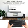 Sunydog E30 2.4GHz Wireless Keyboard with Trackball Mouse Scroll Wheel