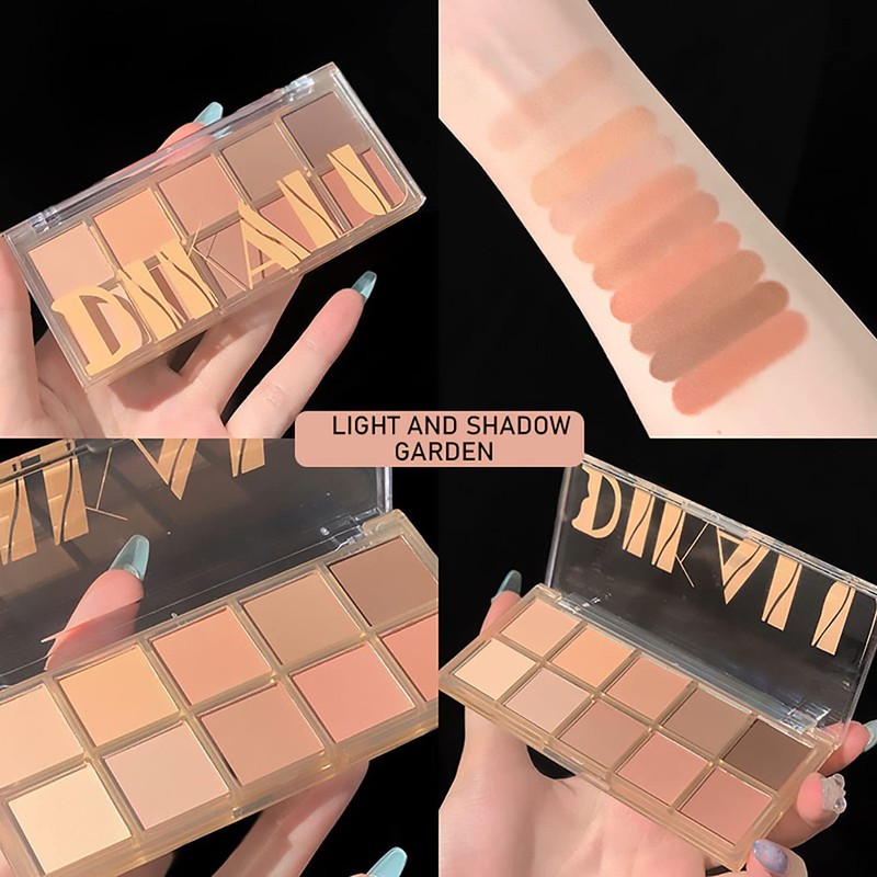 10 Colors Eyeshadow Palette Matte Naked Eye Shadow Makeup,High Pigmented,