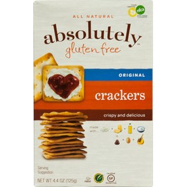 Absolutely Gluten Free All Natural Crackers Original -- 4.4 oz Pack of 2