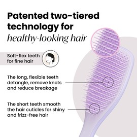 Tangle Teezer Ultimate Detangler Brush, Dry & Wet Hair Brush, Reduces Breakage for Color-Treated, Fine, & Fragile Hair Types, Hypnotic Heather