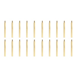 YOKIVE Pack of 20 M3 Standoff Screws Brass Hexagonal PCB Spacers Hold Height Uniform Large for Motherboard (Gold Tone 50 mm + 6 mm)