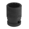 sourcing map 1/2" Drive x 19mm Shallow Impact Socket 12-Point