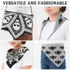 JATEBI 4 Pcs Skull Headbands Bat Crochet Spiderweb Gothic Head