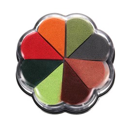 sourcing map Finger Ink Pad for Rubber Stamps Craft, 39" Washable Pigment Ink Pad Stamps for Footprint Handprint Stamping Paper Wood Fabric Scrapbooking, Mixed Gray