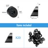 Helffer T316 1/4" 30 Degree Angle Beveled Washer for Metal