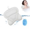 Bath Pillow, 4D Breathable Bath Pillow with 1 Shower Sponge,
