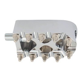 RAGBUSCLE Anti Slip Motorcycle Silver Rivets Shifter Pegs, Motorcycle Gear Shift Lever Foot Pegs Shifter Peg, Compatible with Harley Touring Dyna Sportster, Black