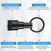 Threlaco 14 Pcs Upgraded Drill Bit Holder Keychains 1/4 Inch