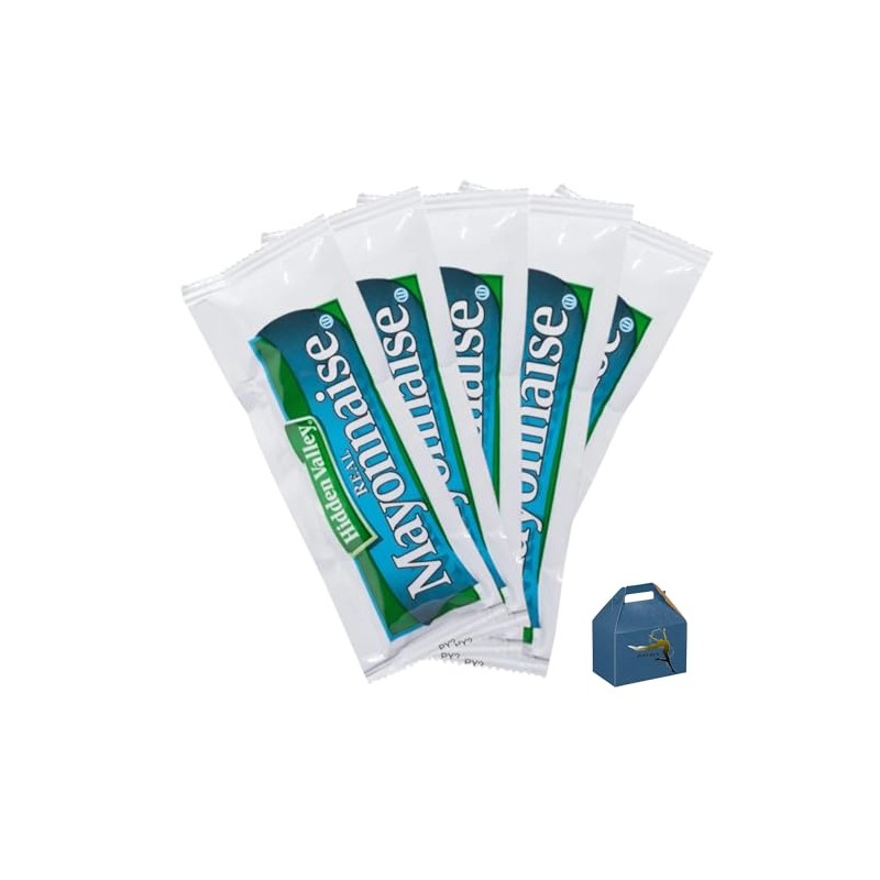 Real Mayonnaise Condiment, Single Serve Packets 12 gr. - 25