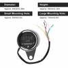Motorcycle Digital Tachometer Tacho Speedometer Gauge 2 Airguide Cylinder Modified