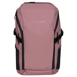 Beckmann STREET GO – Bold & Stylish Ergonomic backpack for Teens & Adults, Versatile & Functional, 26L Capacity expands to 31L - Sustainable & Durable - Water-Resistant, Lightweight. ASH ROSE